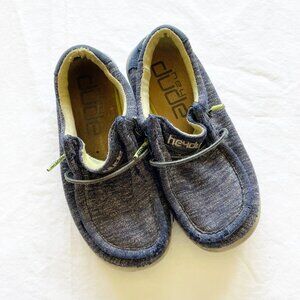 Hey Dude Wally Youth Navy Blue Shoes size K11